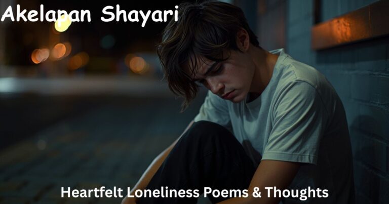 Akelapan Shayari: Heartfelt Loneliness Poems & Thoughts