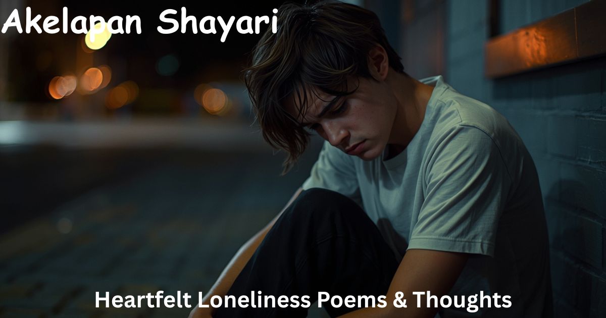 Akelapan Shayari: Heartfelt Loneliness Poems & Thoughts