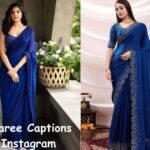 Blue Saree Captions That Actually Match Your Mood