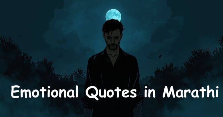 Emotional Quotes in Marathi: Honest Words for Unspoken Feelings