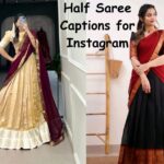 Half Saree Captions for Instagram That Actually Match Your Moment