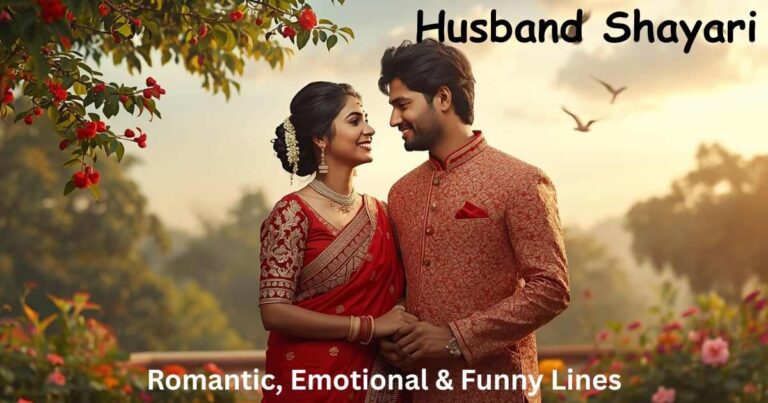 Husband Shayari in Hindi – Romantic, Emotional & Funny Lines