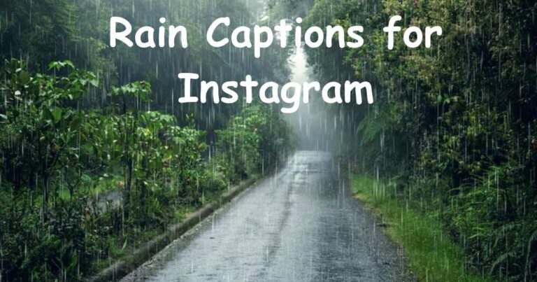 Rain Captions for Instagram: Every Mood, Every Moment